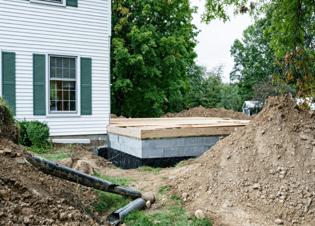underpinning basement waterproofing